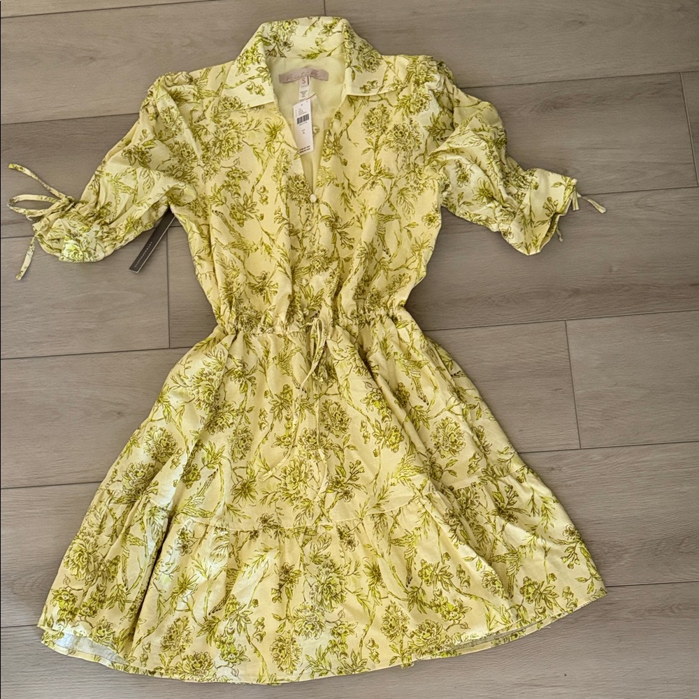 Hutch Yellow Floral Dress